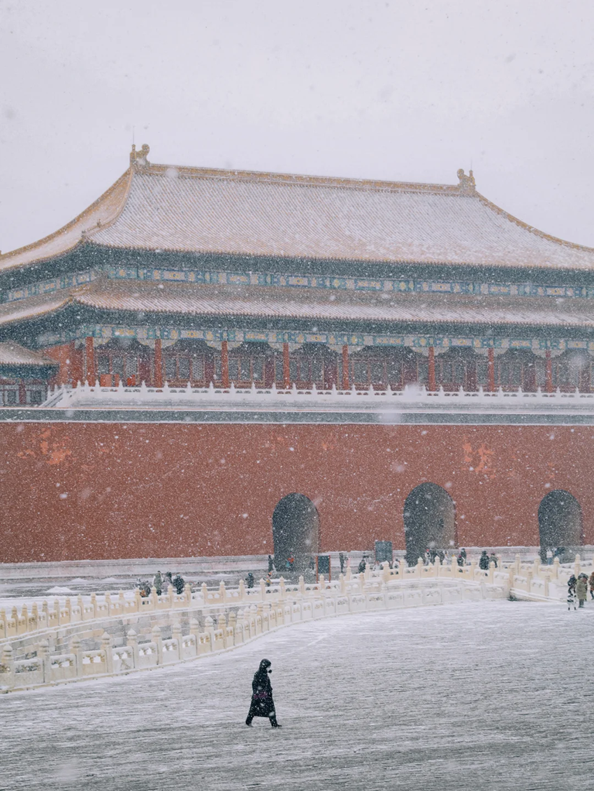 Bắc Kinh mùa đông 2025 – Vẻ đẹp Tử Cấm Thành trong tuyết phủ
