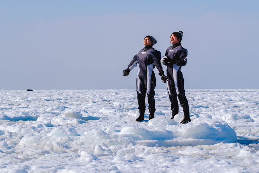 Drift ice walking Hokkaido - Trải nghiệm độc đáo trên biển băng mùa đông 2025